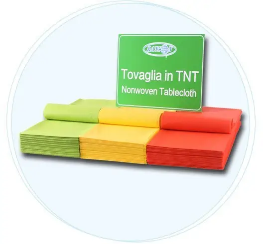 rayon nonwoven gül altın tek kullanımlık masa örtüsü şirketi1 3