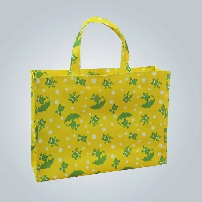 Durable and pp non woven recycle bag with logo priniting and long handle 1
