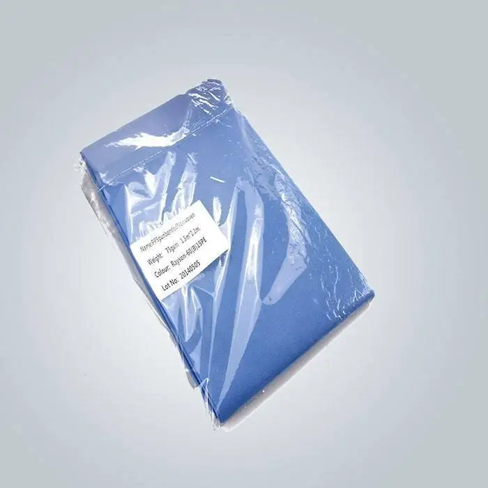 OEM & OED PE Coated Disposable Non Woven Bedsheet Used in Hospital 1