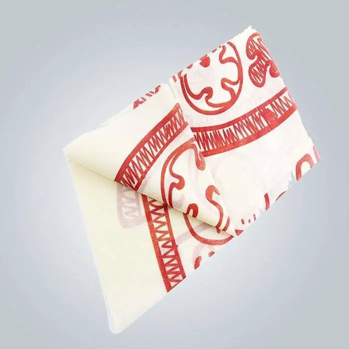 Full Size Printing 40g To 60g Non Woven Tablecloth For Barquet Used 1