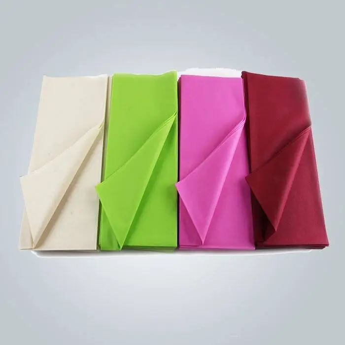 Pre-cut 45gsm Various Colors Tnt Disposable Table Cover with 25 m long 1