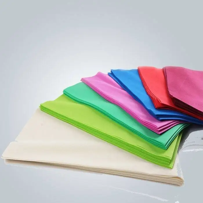 Fancy Antibacterial Heat Resistant Round 70gsm Non Woven Table Cloth 1