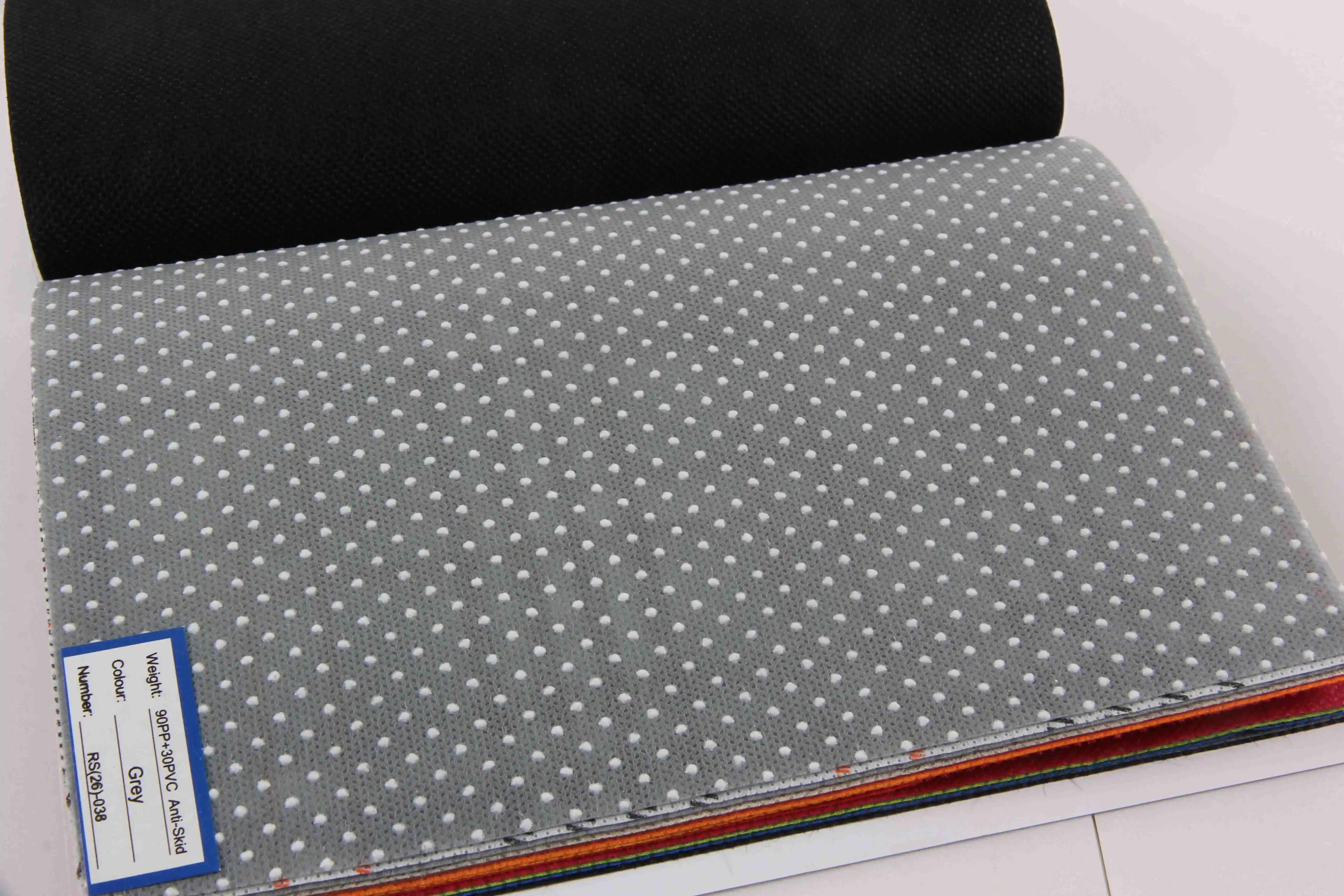 Grey and beige anti slip nonwoven fabric widly used in furniture 1