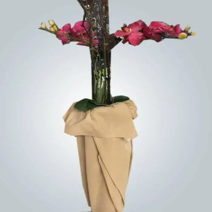 Wholesale Flower Packing Paper PP Non Woven Wrap With Various Colors 1