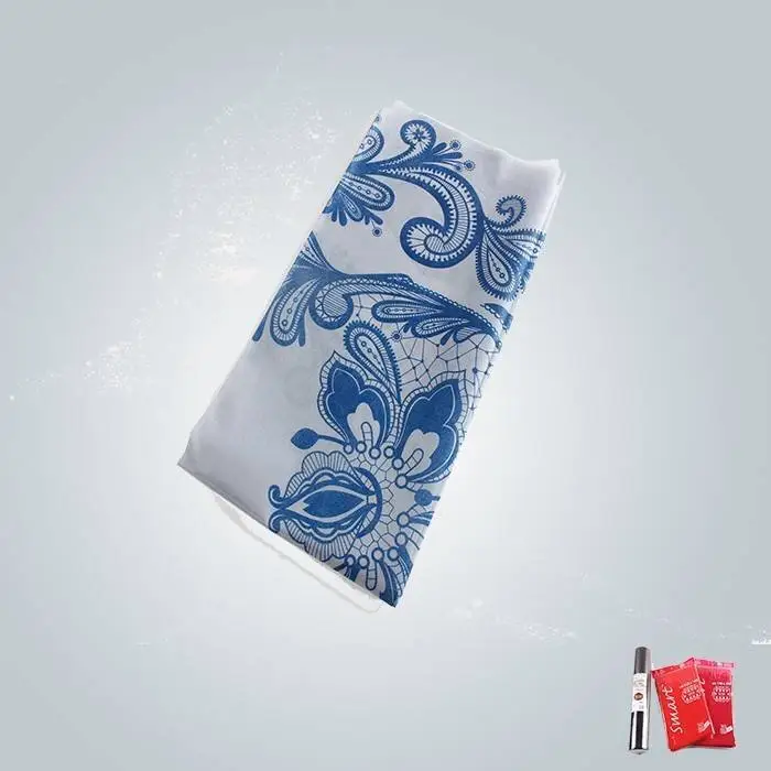 rayson nonwoven,ruixin,enviro Pre-cuted Clean And Soft Six Colors Printed Non Woven Tablecloth In Folded Packaging Non Woven Tablecloth image113