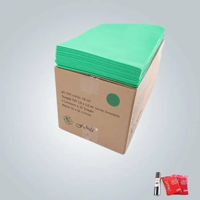 rayson nonwoven,ruixin,enviro Automatic Cutting And Folding Mexican Square Non Woven Tablecloth PP Non Woven Fabrics Non Woven Tablecloth image111