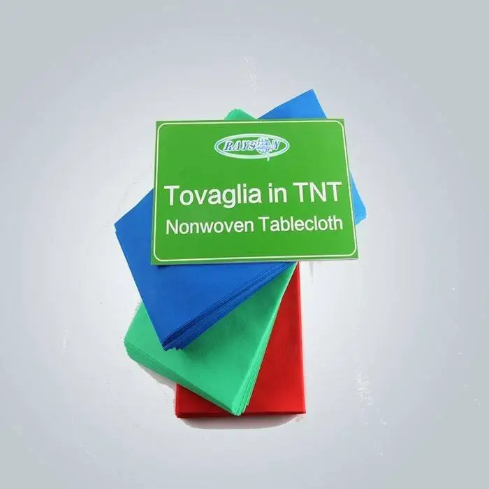 TNT dokumasız masa örtüsünde su geçirmez Tovaglia 1