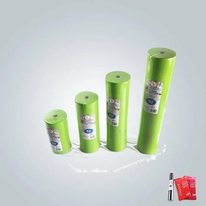 rayson nonwoven,ruixin,enviro Pre cutting small roll table cover Non Woven Tablecloth image99