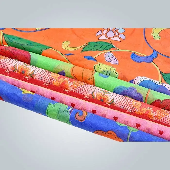 Polypropylene pp printed non woven fabric bedding lining nonwoven material used in mattress cover 1