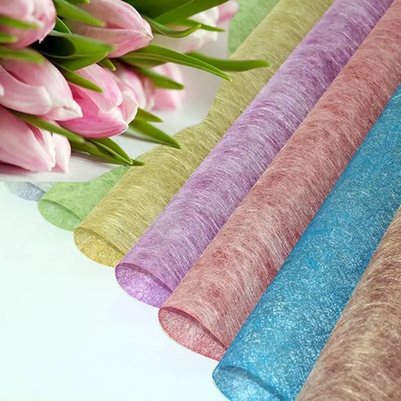 En Son Çiçek Ambalaj Kağıdı Yıkanabilir Su Reddedici Nonwoven 1