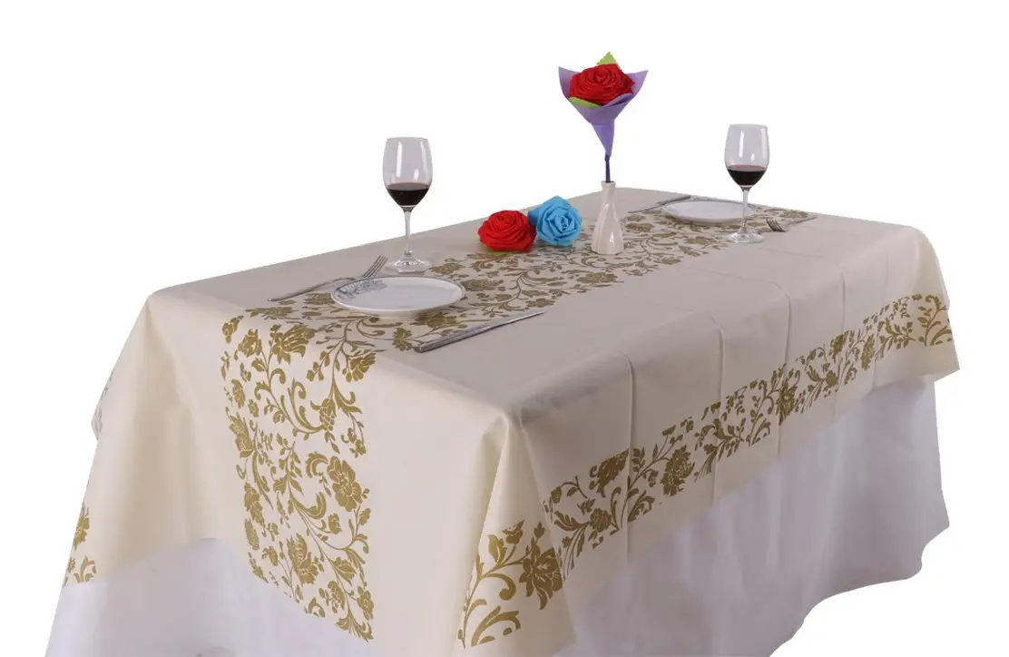 rayson nonwoven Rayson high quality nonwoven custom tablecloth logo supplier 2