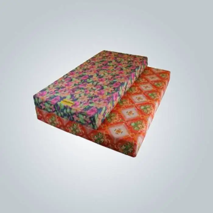 80gram printed nonwoven fabric for foam mattress cover 1