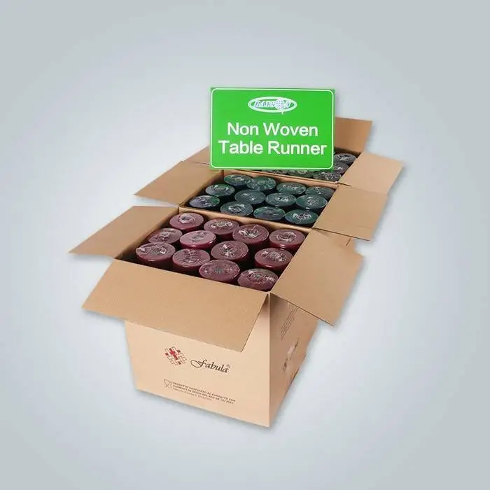 rayson nonwoven,ruixin,enviro 45gsm / 50gsm Disposable Table Runner Non Woven Tablecloth image75