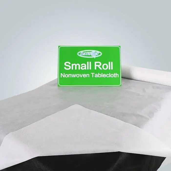 rayson nonwoven,ruixin,enviro Brown / Red / Pink Water Resistant Tablecloth Non Woven Tablecloth image73