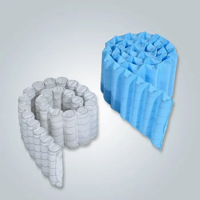 70GSM Blue / White Nonwoven for Mattress Spring 1