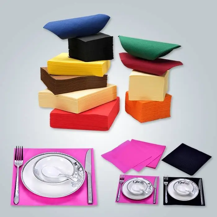 rayson nonwoven,ruixin,enviro Different size and shape for non woven table cloth Non Woven Tablecloth image25