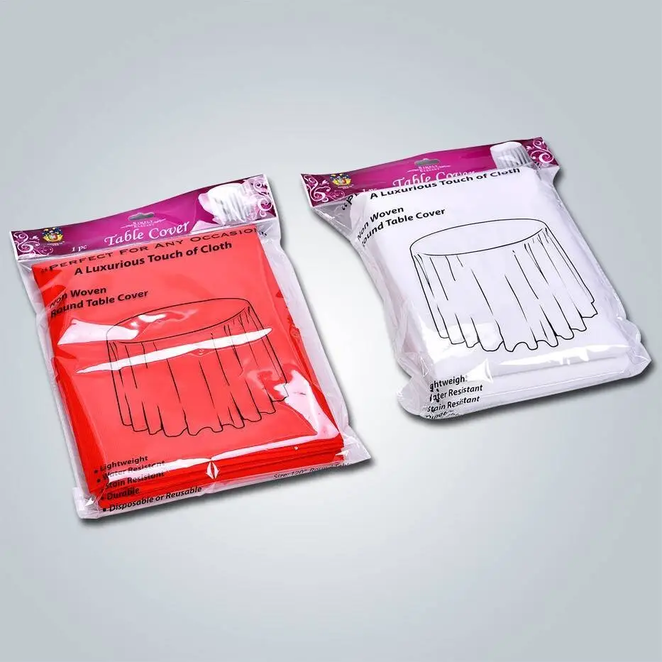 Round table cover non woven materail 1