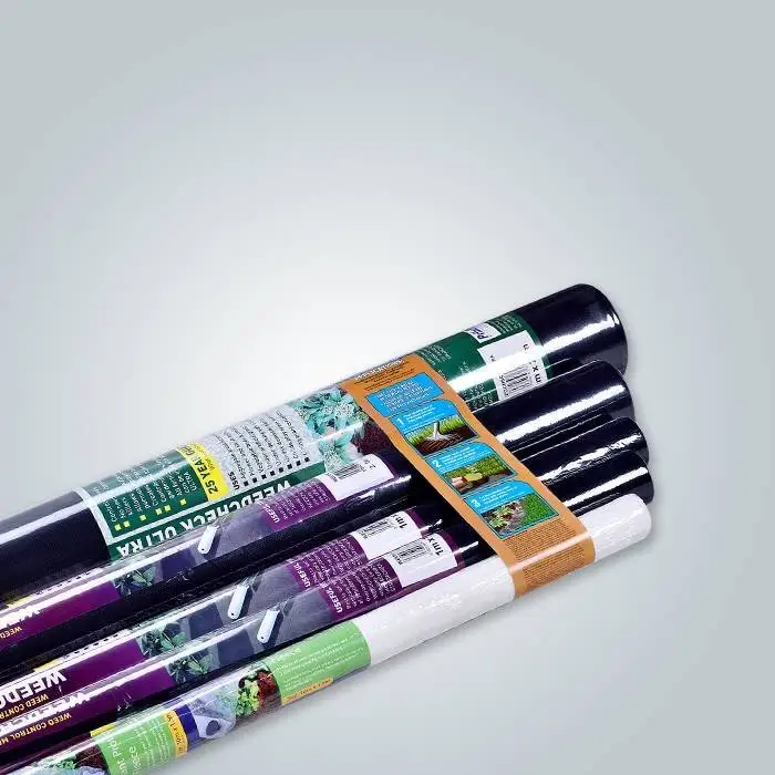 Tessuto non tessuto spunbond di colore nero/bianco della copertura agricola popolare antinvecchiamento 1
