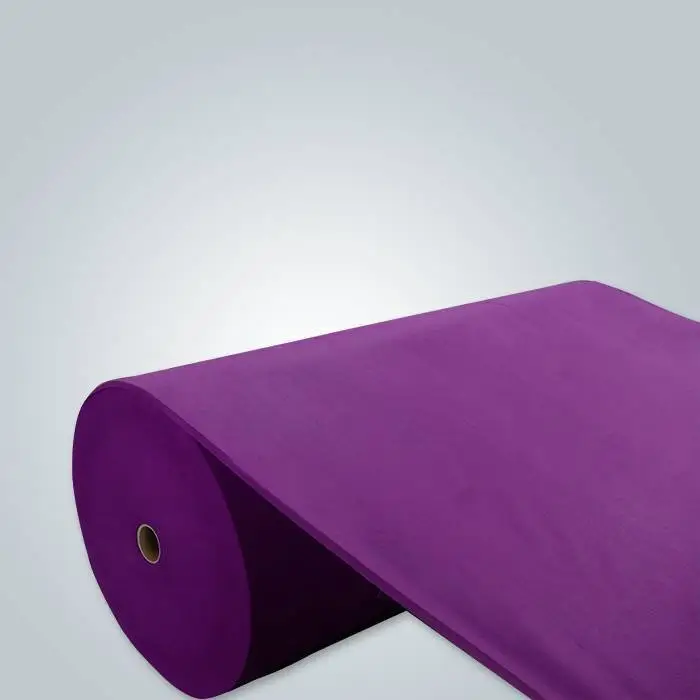 Tela no tejida spunbond de polipropileno morado oscuro 1