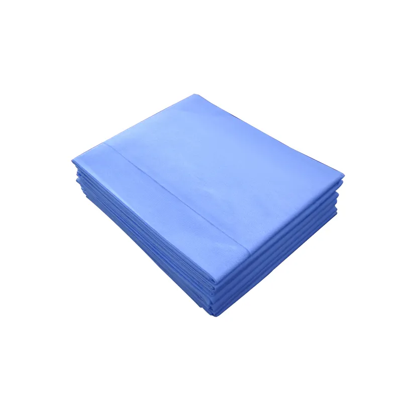 Tela no tejida azul para sábanas médicas 1