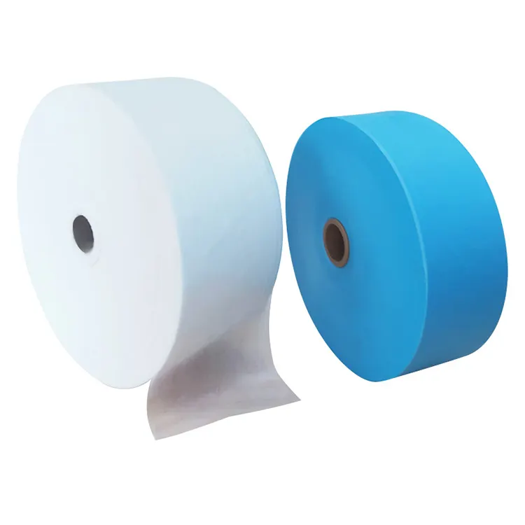 Face Mask Hygiene Disposable Non Woven Fabric Used Medical PP Non Woven Raw Material Fabric Roll For Hospital Face Mask 1