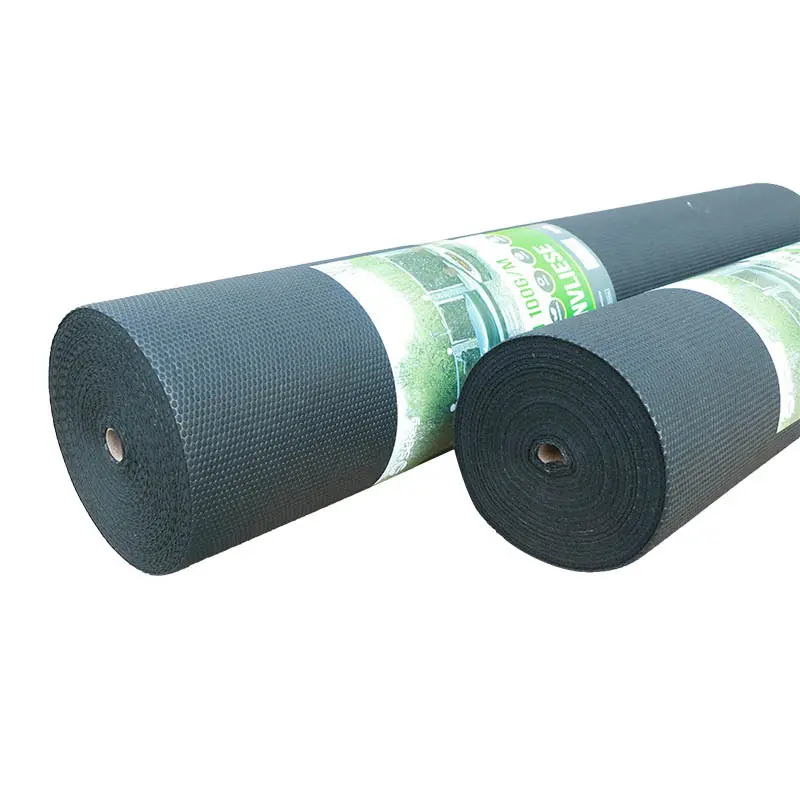 Vegetable Garden Agricultural Weed Block Fabric Black Plastic Ground Cover 1
