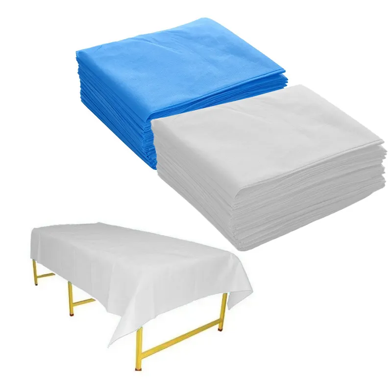 Disposable Wholesale Bed Sheet PP Non Woven Fabric Soft And Skin Friendly Spunbond Non Woven Bedsheet 1