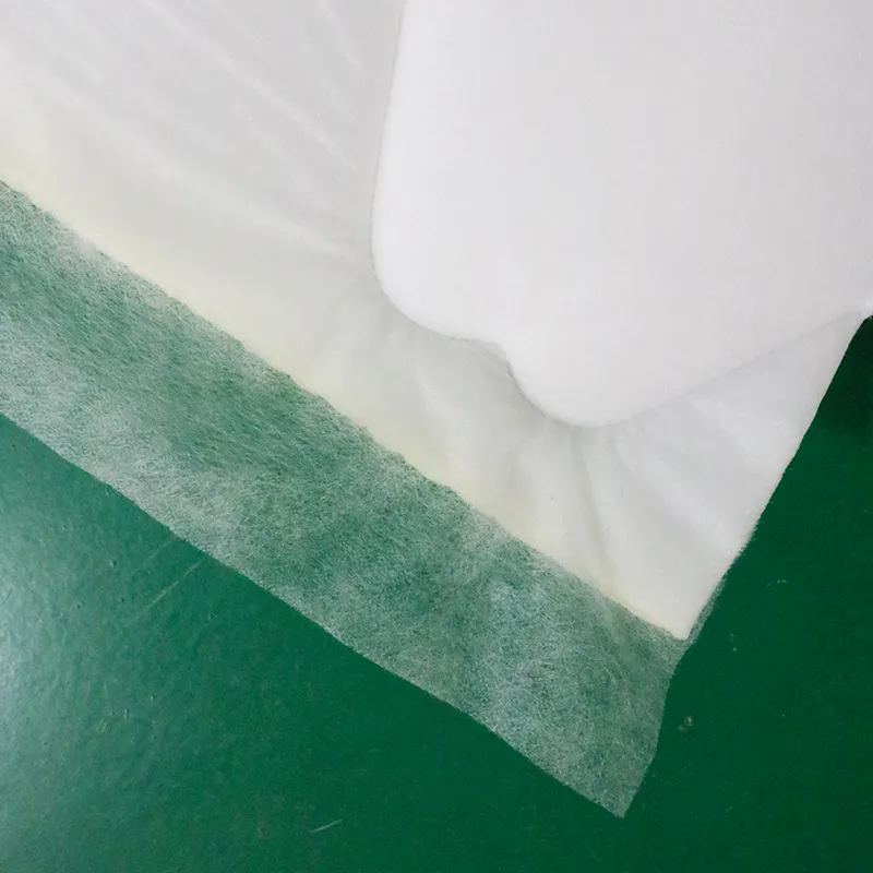 Mattress quilting back material 17gr white spunbond pp nonwoven fabric 1