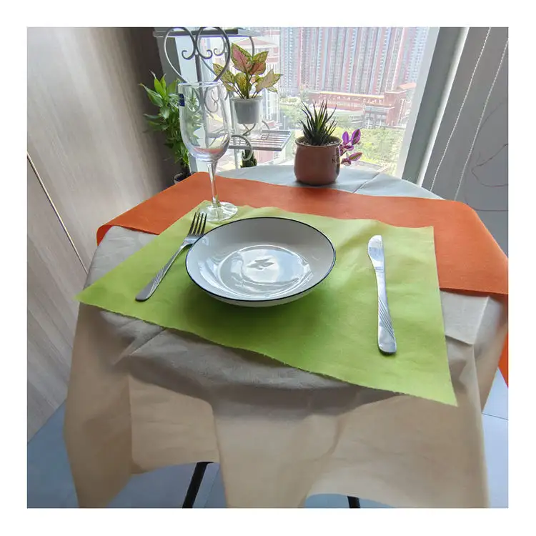 TNT Stoff-Tischdecke, Einweg-Tischdecke, Tischdecken, quadratische Tischdecke, 100 Stück100 1