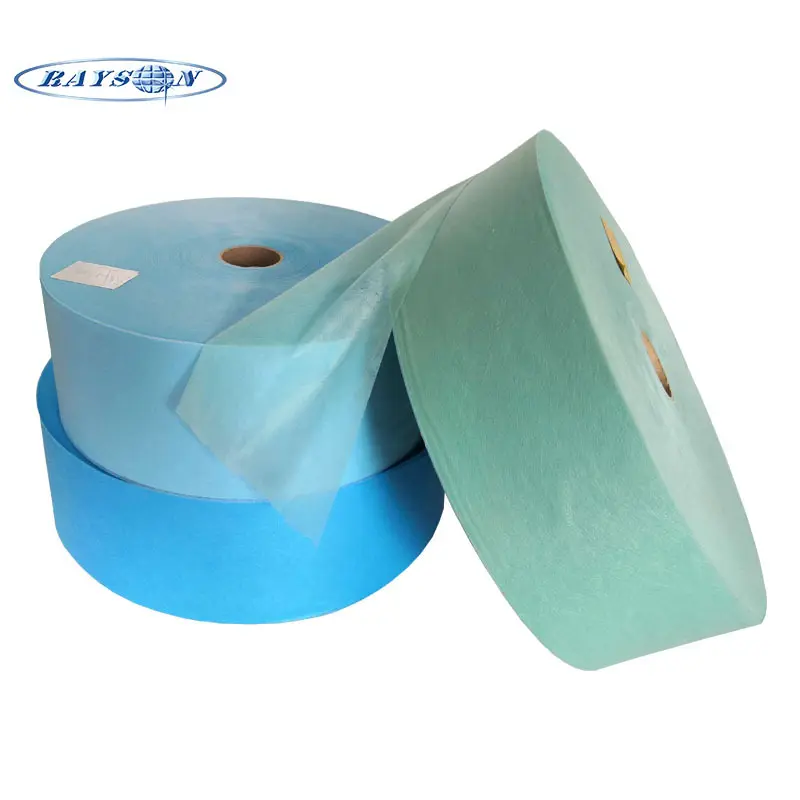 Medical Grade Isolation Gowns SMS Nonwoven 45gsm Spunbond PP Sms Non Woven Fabric 1