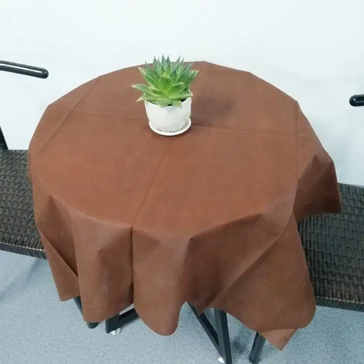 Buffet de nappe pré-coupé en tissu non tissé en polypropylène PP TNT de qualité supérieure populaire en Italie 1
