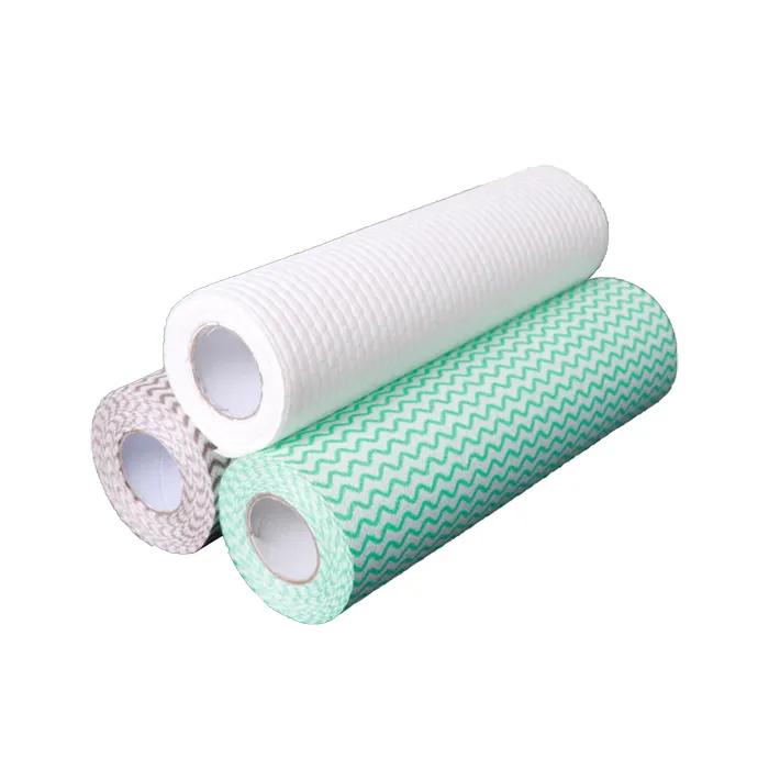 Custom raw material 40gsm cotton spunlace nonwoven fabric roll for wet wipes 1