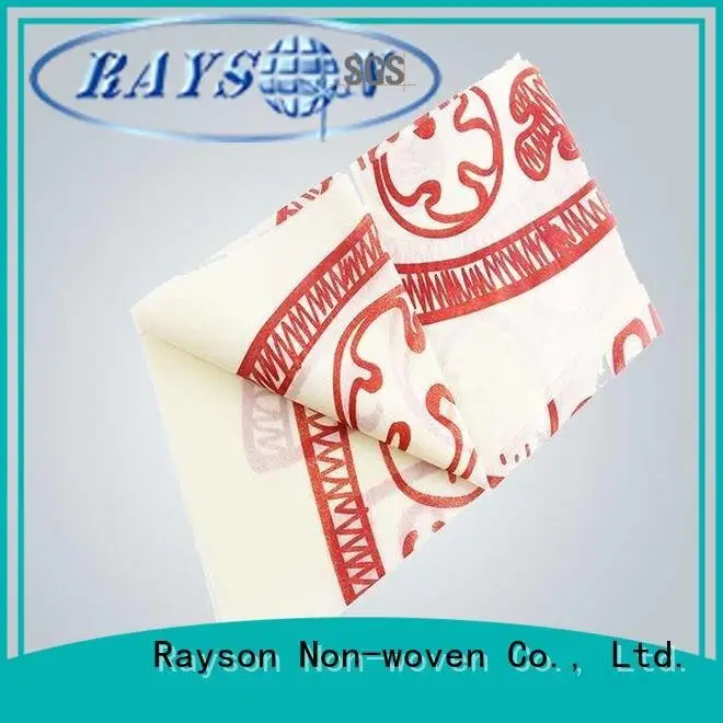 çiçek canlı renkli rayon nonwoven,ruixin,enviro baskılı masa örtüleri 1