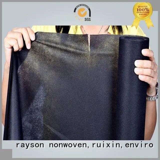 Custom non woven bag material polyester or raw rayson nonwoven,ruixin,enviro 1