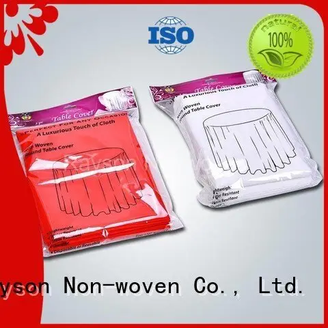 Özel raysons dokumasız masa örtüsü 1x1m rayson nonwoven,ruixin,enviro 1