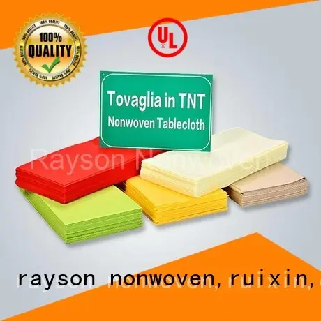 rayon nonwoven, ruixin, enviro Marka dokumasız masa örtüsü mx14 fabrikasını kabul etti 1