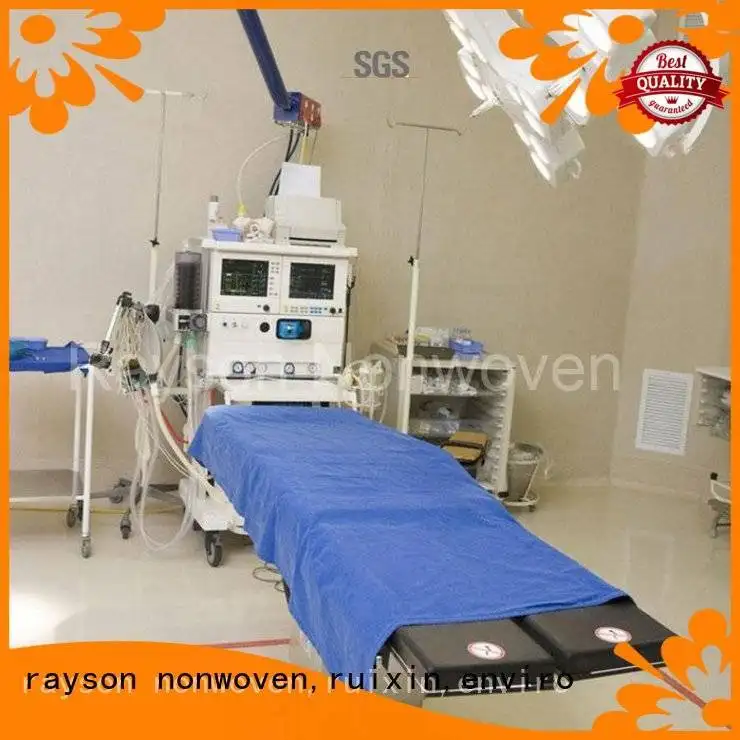 dokuma olmayan fabrika antibakteriyel rayon nonwoven, ruixin, enviro Marka dokuma olmayan kumaş toptan satışı 1