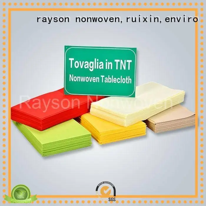 kahverengi karton dokuma olmayan masa örtüsü sgs rayson nonwoven,ruixin,enviro 1