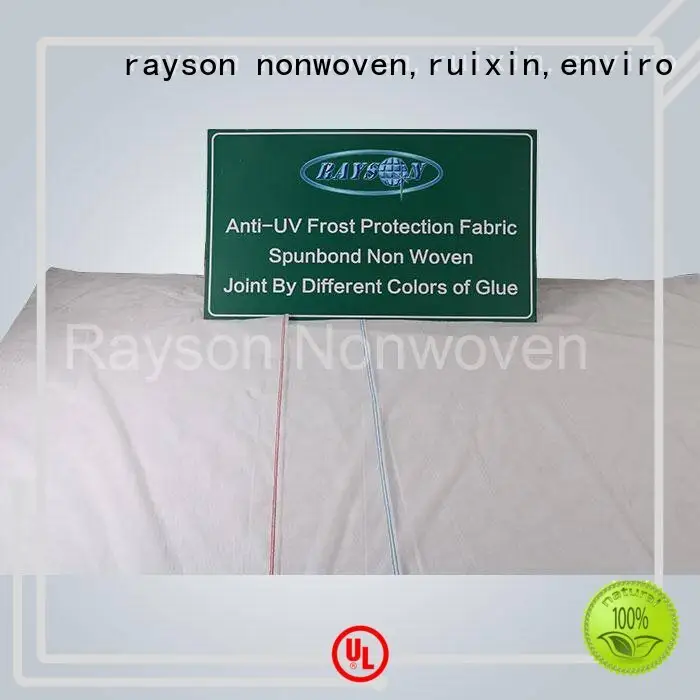 Tissu de paysage biodégradable fiable et personnalisé, non tissé Rayson, ruixin, environnement faible 1
