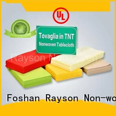 malzeme spundond dokunmuş OEM dokuma olmayan masa örtüsü rayon nonwoven,ruixin,enviro 1