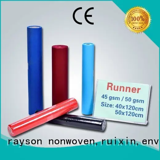 Wholesale canteen non woven cloth touched rayson nonwoven,ruixin,enviro Brand 1