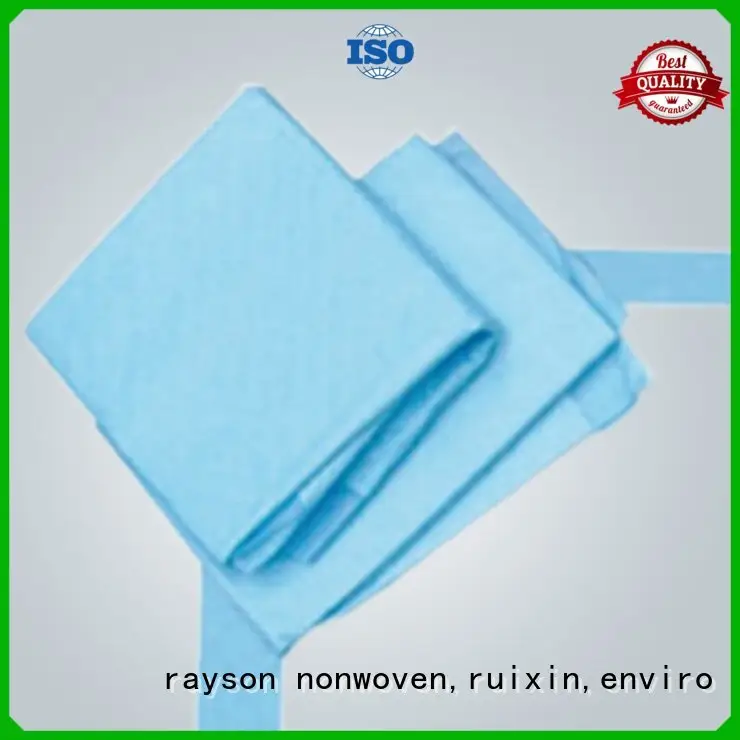 geçirgen gsm altlık dokuma olmayan fabrika rayon nonwoven, ruixin, enviro üretimi 1