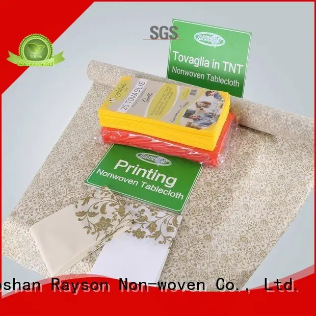 bordo 1m OEM dokuma olmayan masa örtüsü rayon nonwoven,ruixin,enviro 1