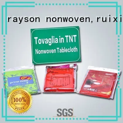Toalha de mesa não tecida em pvc pp de casamento um não tecido raison, ruixin, marca enviro 1