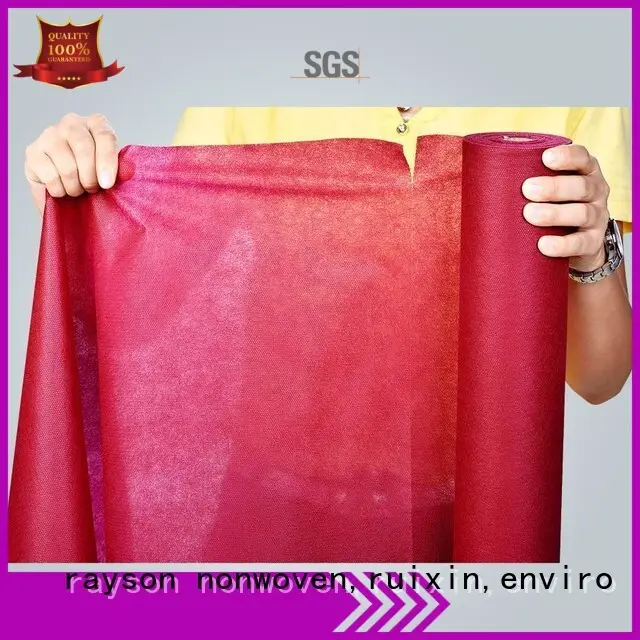 Tela no tejida sin tela no tejida Rayson burdeos, ruixin, marca enviro 1