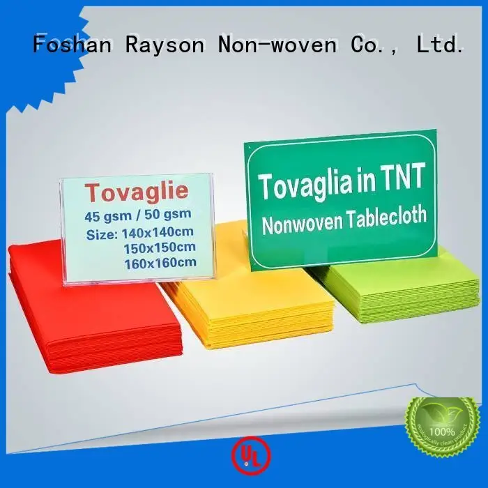 50gsm 120cm distance tnt tablecloth red rayson nonwoven,ruixin,enviro Brand 1