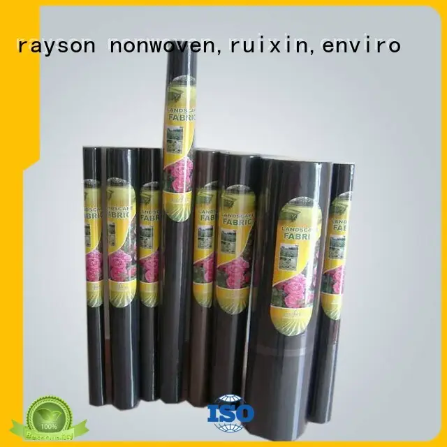 biodegradowalna włóknina Farm Rayson, ruixin, enviro Fabryka drenażu tkanin krajobrazowych 1