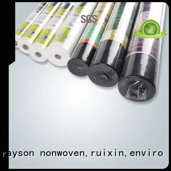 Sıcak güzel ot kontrolü peyzaj kumaşı pet rayon nonwoven, ruixin, enviro Marka 1