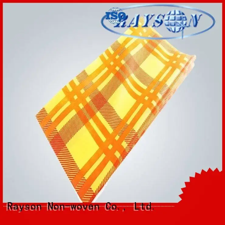tovaglie 1212m tartan pringting pp produttore di tessuto non tessuto Rayson non tessuto, ruixin, marchio enviro 1