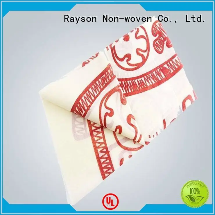 Rayson محبوكة، ruixin، enviro العلامة التجارية dayed 40G الشركة المصنعة للأقمشة غير المنسوجة PP المخصصة 1